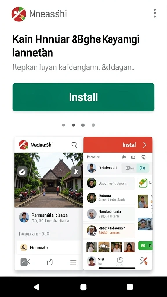 Screenshot menunjukkan tampilan antarmuka permainan yang menarik.