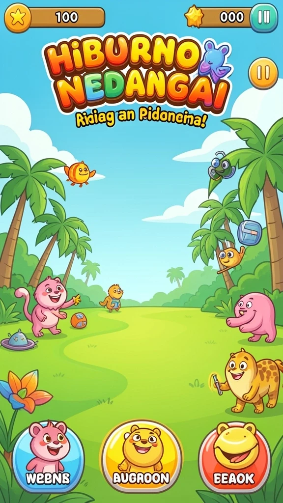 Tampilan utama game 33L yang menarik.