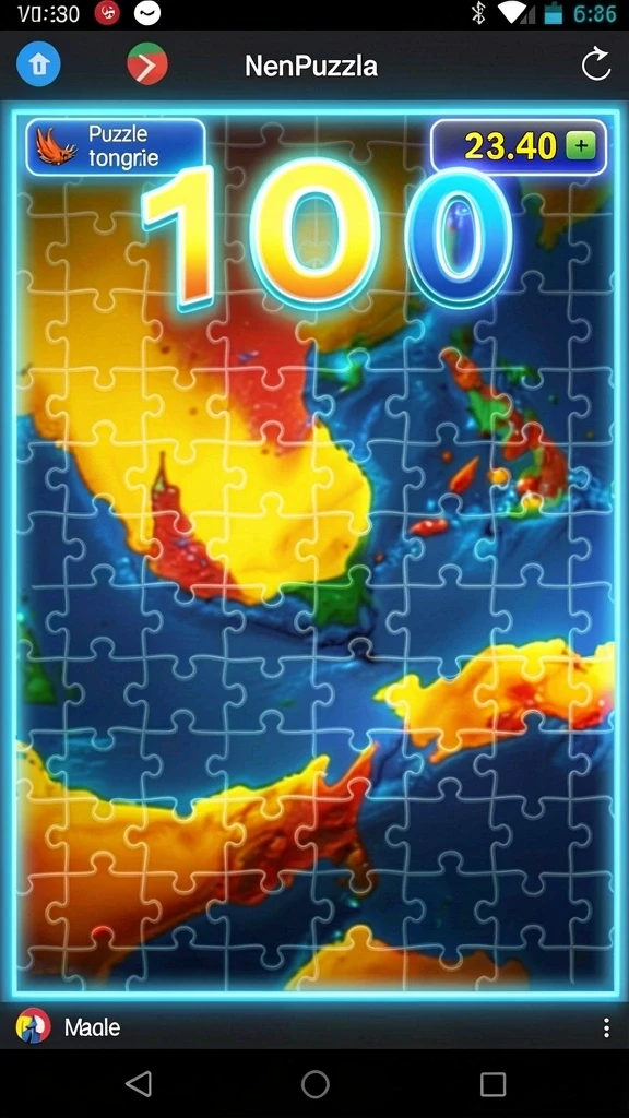 Screenshot 1: Tampilan antarmuka utama 666J.