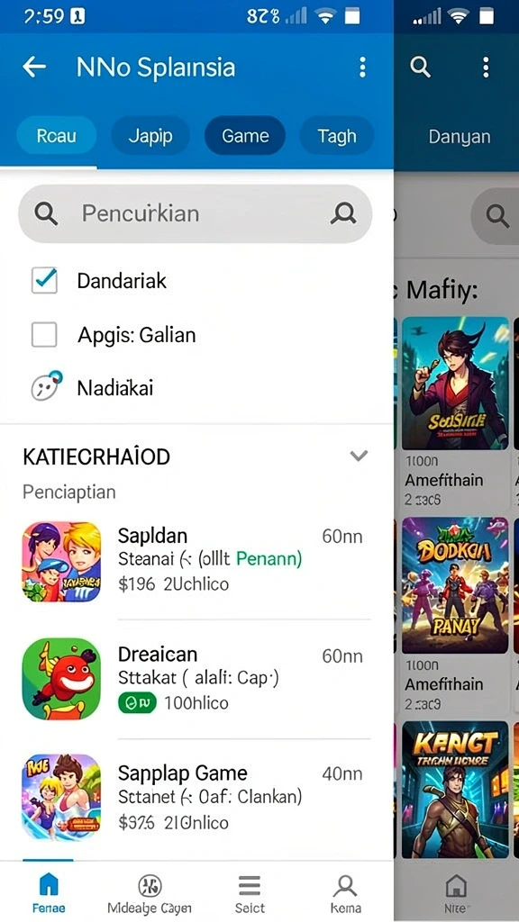 Tampilan antarmuka yang ramah pengguna.