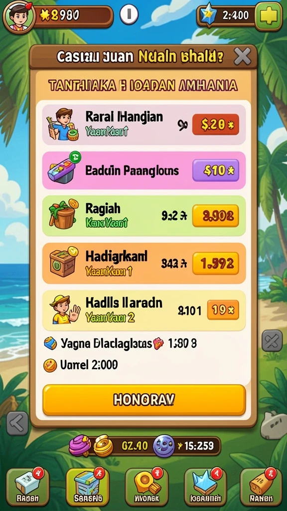 Screenshot dari event spesial dengan hadiah menarik.