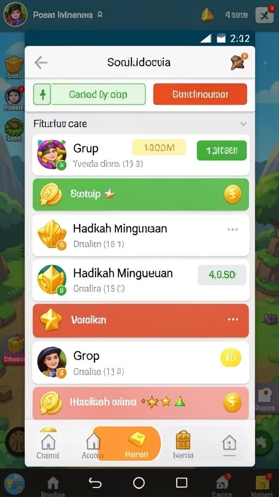 Tampilan antarmuka yang user-friendly.