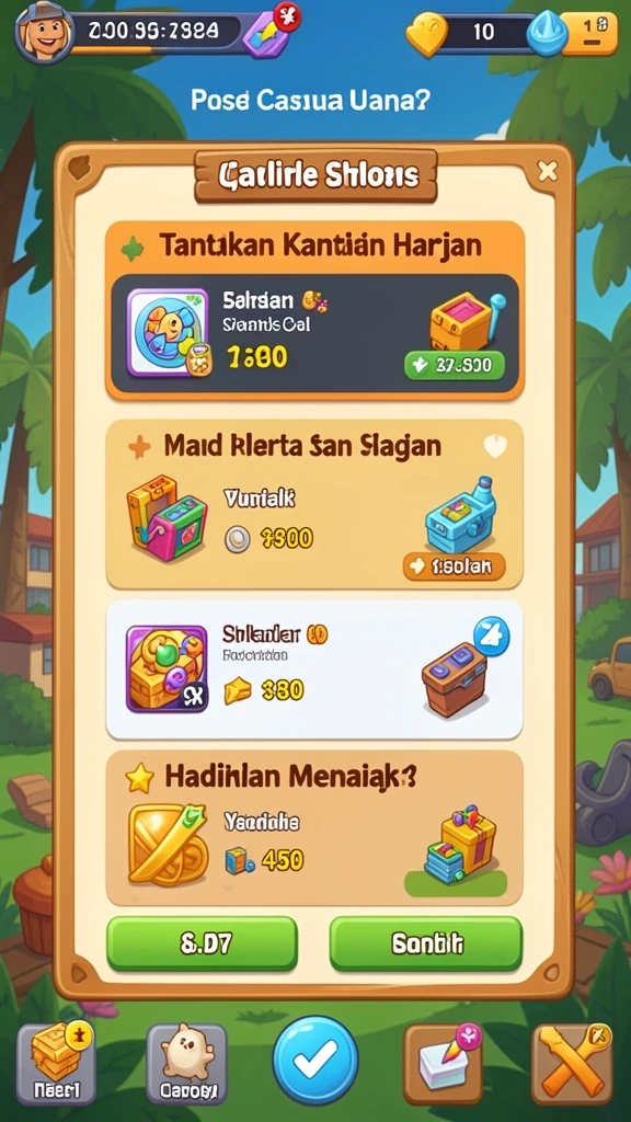 Banyak pilihan permainan judi yang menarik.