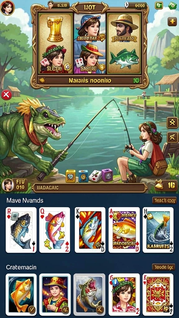 Tangkapan layar pemandangan indah dunia fantasi.