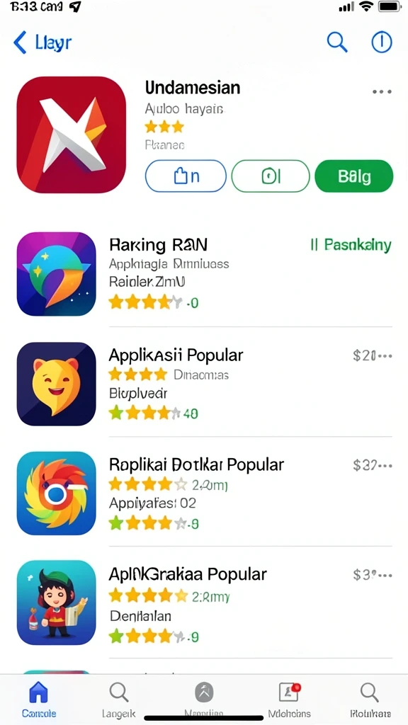 Tampilan antarmuka yang intuitif dan mudah dipahami.