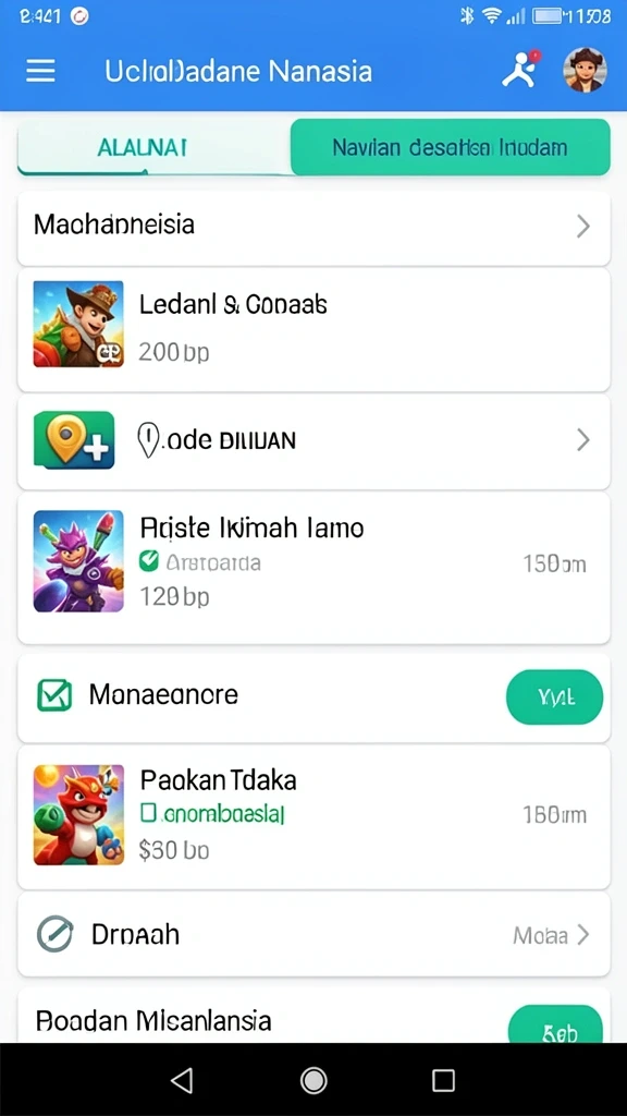 Tampilan antarmuka pengguna yang intuitif dan menarik.