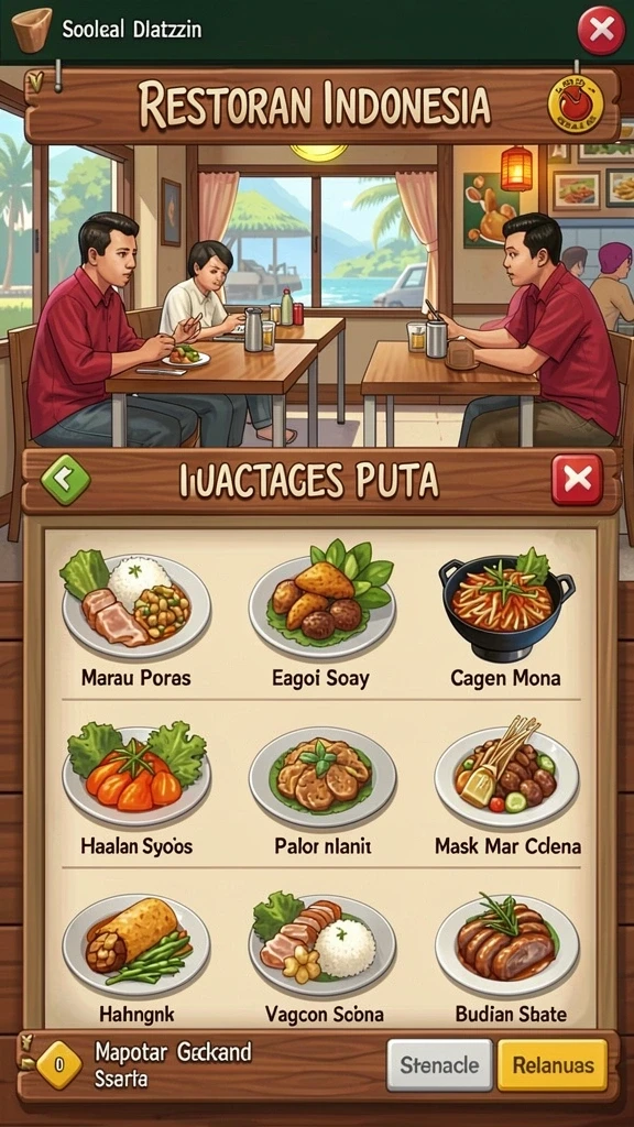 Fitur sosial untuk berinteraksi dengan pemain lain.