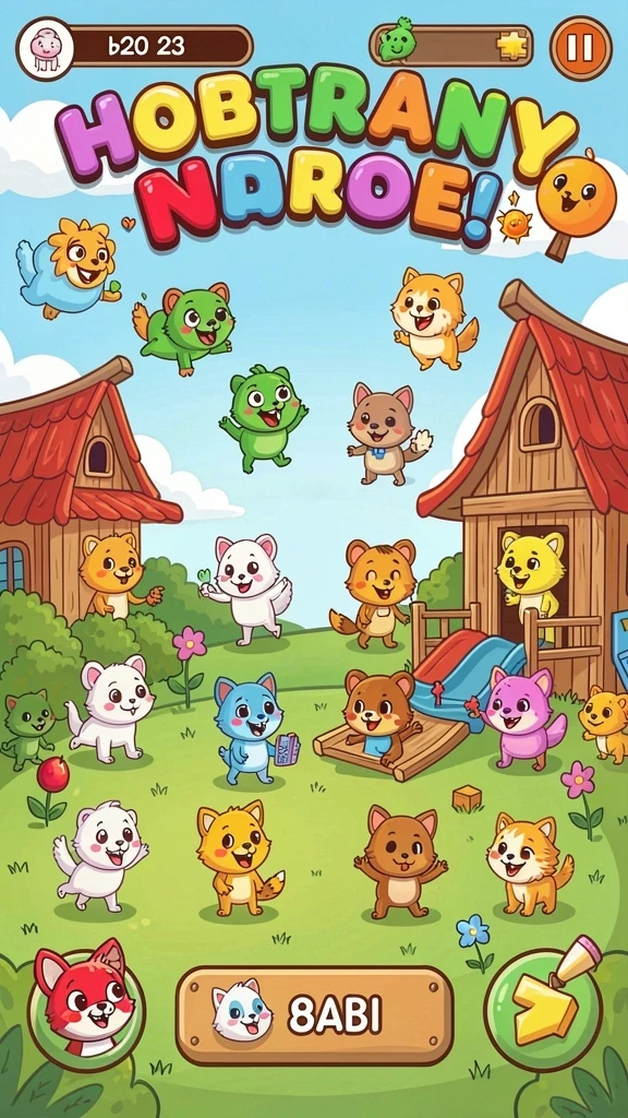 Level yang penuh warna dan tantangan menarik.
