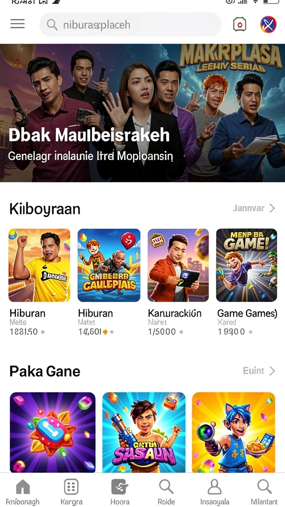 Tampilan utama aplikasi JAVO88 yang menarik dan ramah pengguna.