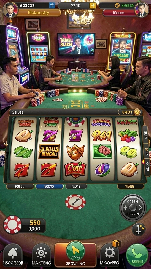 Pengguna menikmati interaksi multiplayer yang seru.