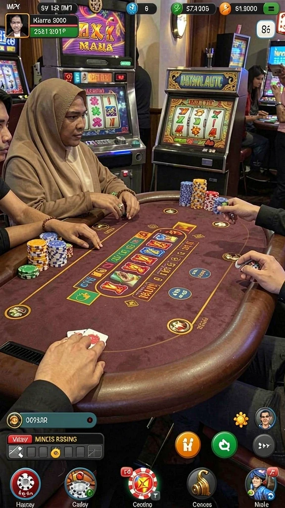 Pemandangan grafis yang memukau dalam permainan KIJANGWIN.