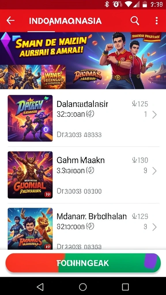 Tampilan antarmuka yang menarik dan intuitif.