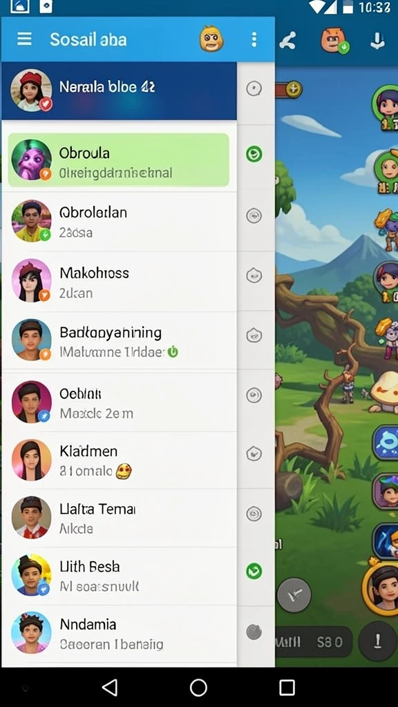 Grafis yang memukau dengan detail yang halus.
