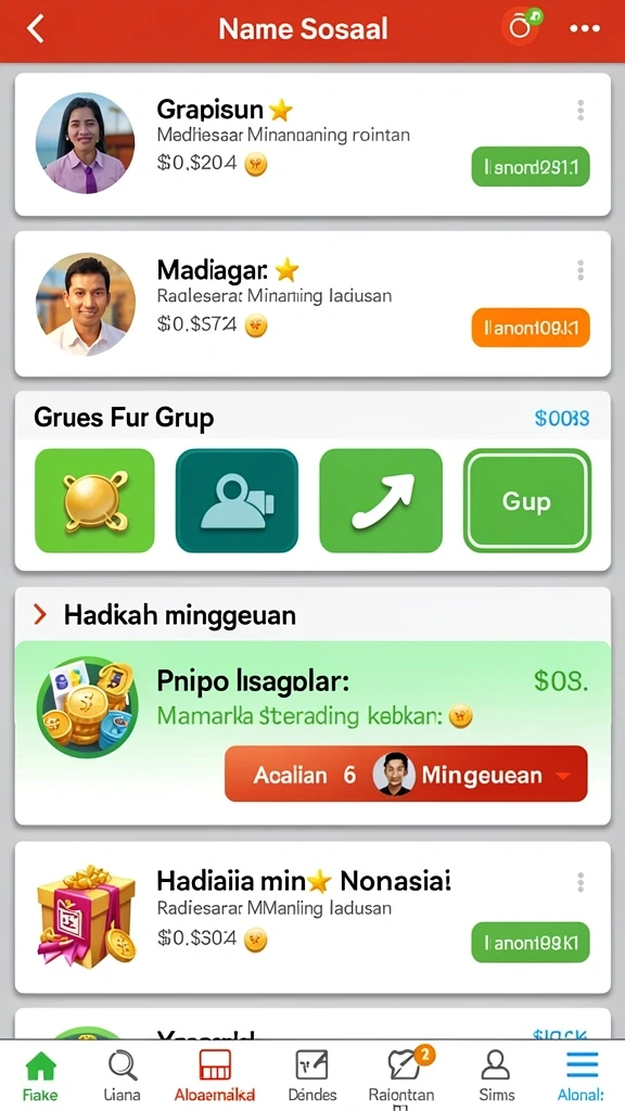Beragam karakter unik siap dimainkan.