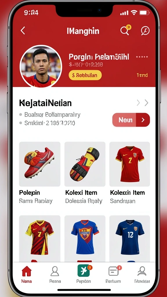 Antarmuka utama OVABET yang intuitif dan menarik.
