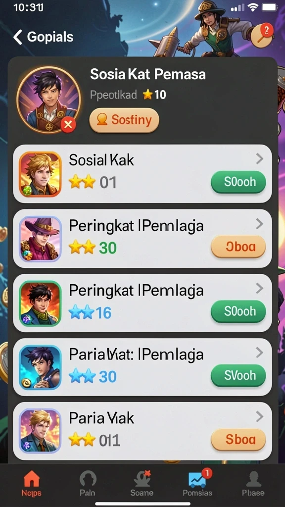 Tampilan antarmuka yang menarik dan mudah digunakan.