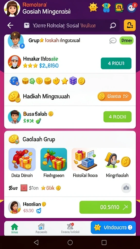 Tangkapan layar menampilkan mode multiplayer yang seru.