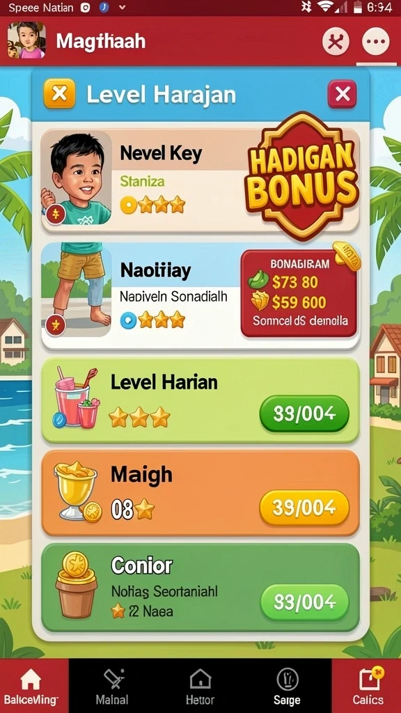 Fitur sosial yang memungkinkan interaksi antar pemain.