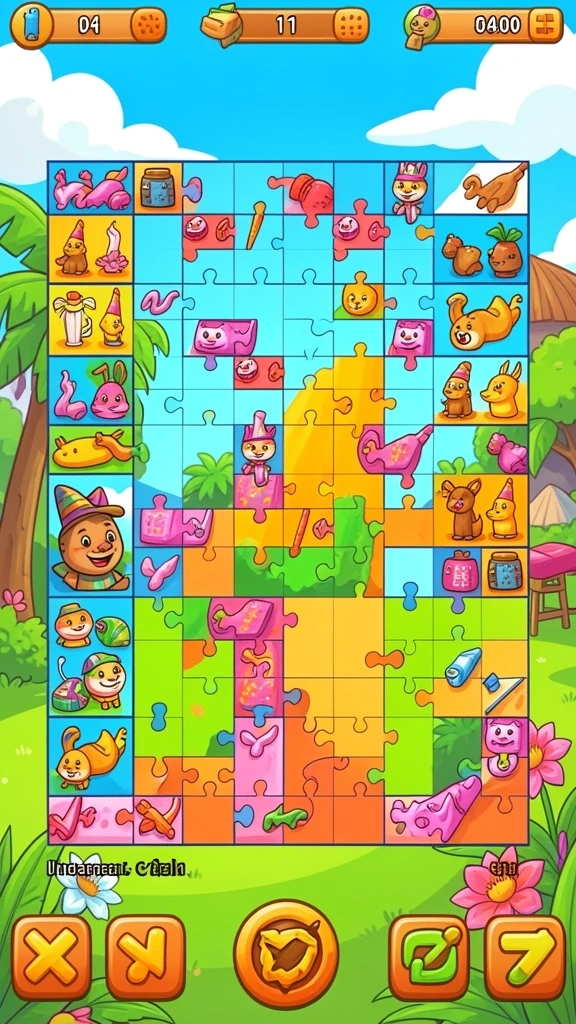 Gameplay yang menantang dengan berbagai level.