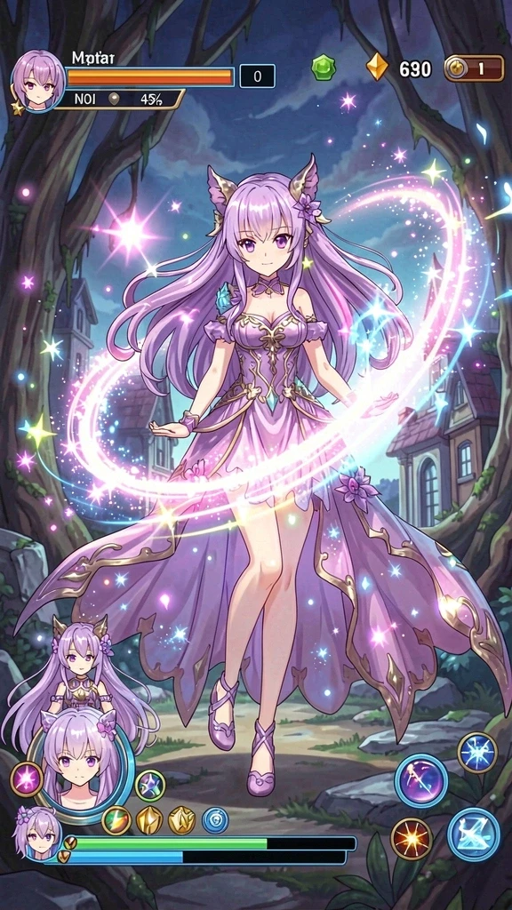Gambar menunjukkan grafis menawan dari latar belakang game.