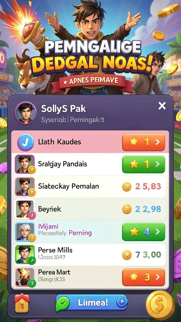 Tampilan antarmuka yang intuitif dan menarik.