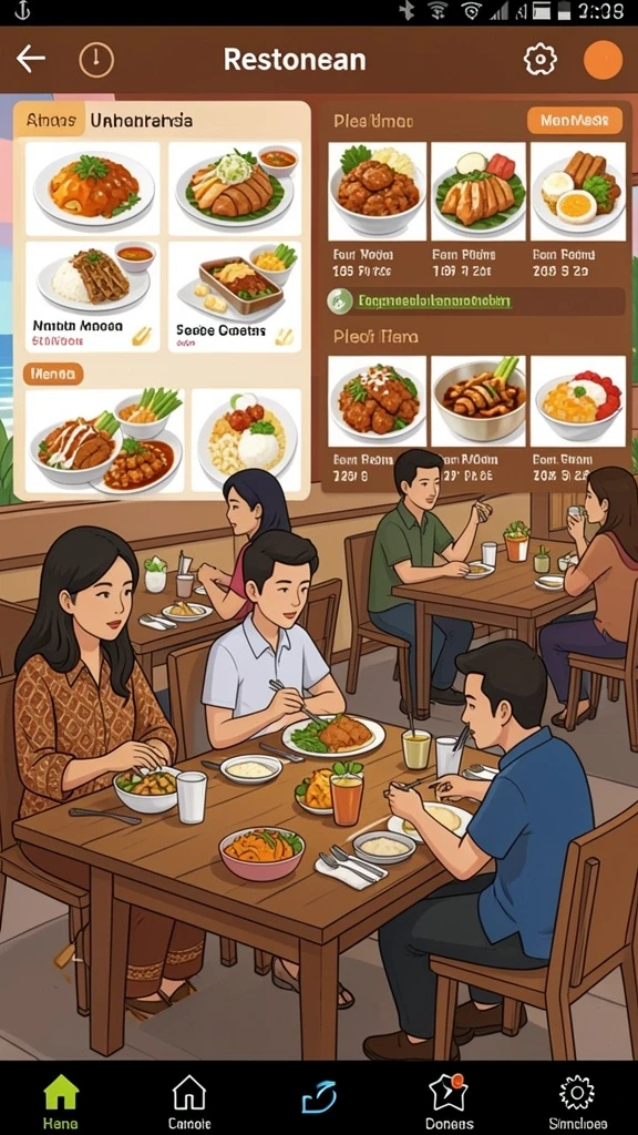 Tampilan antarmuka yang menarik dan mudah dinavigasi.