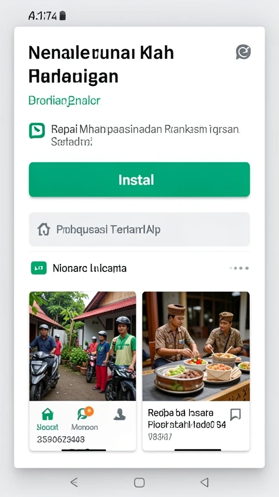 Tampilan antarmuka yang sederhana dan menarik.
