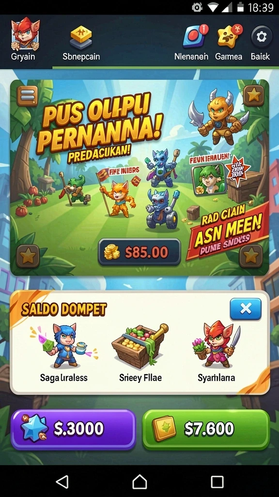 Kompetisi menarik antar pemain yang penuh tantangan.