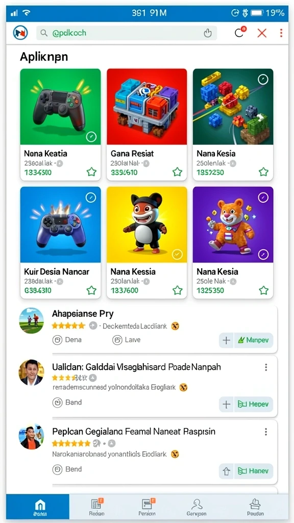Tampilan antarmuka yang menarik dan mudah digunakan.