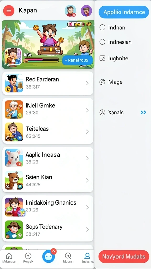 Pengalaman bermain yang mendebarkan dengan tantangan seru.