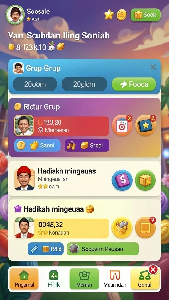 Komunitas aktif untuk berbagi strategi dan pengalaman bermain.