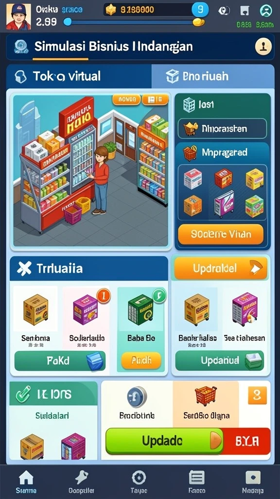 Tangkapan layar ini menggambarkan interaksi pemain dalam mode multiplayer.
