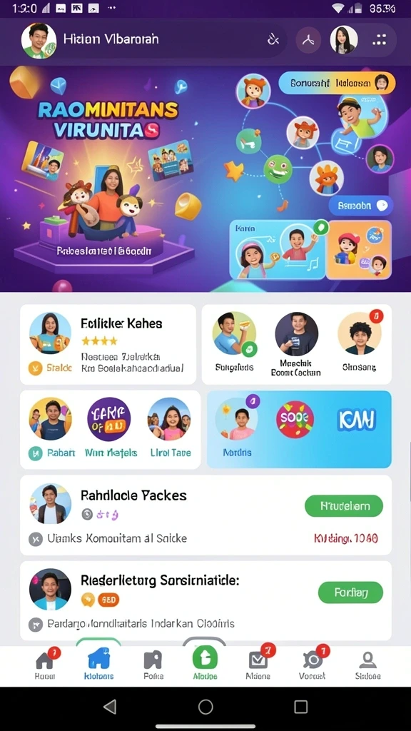 Tampilan awal aplikasi ZK7 yang menarik.